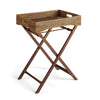 Napa Warm Brown Burma Rattan Butler Tray Table