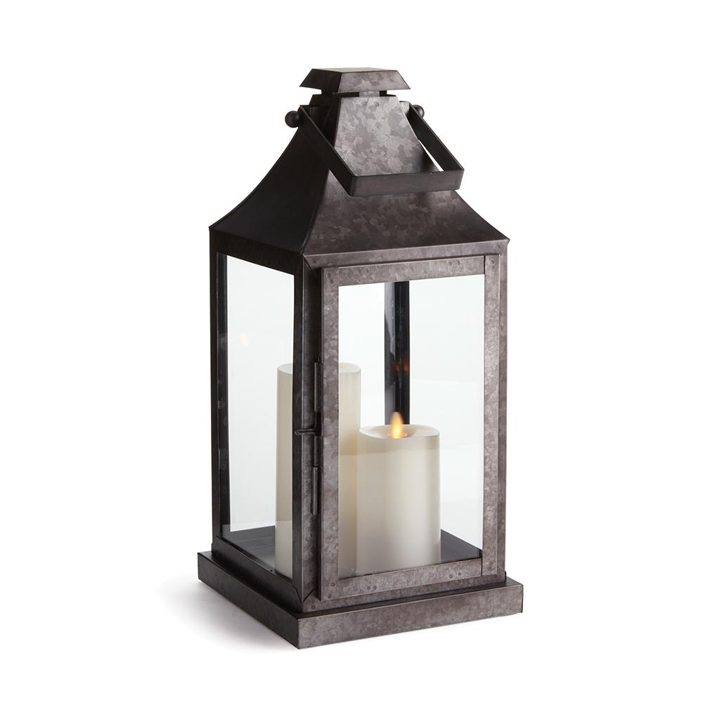 Napa Black Barrington Outdoor Lantern 19"