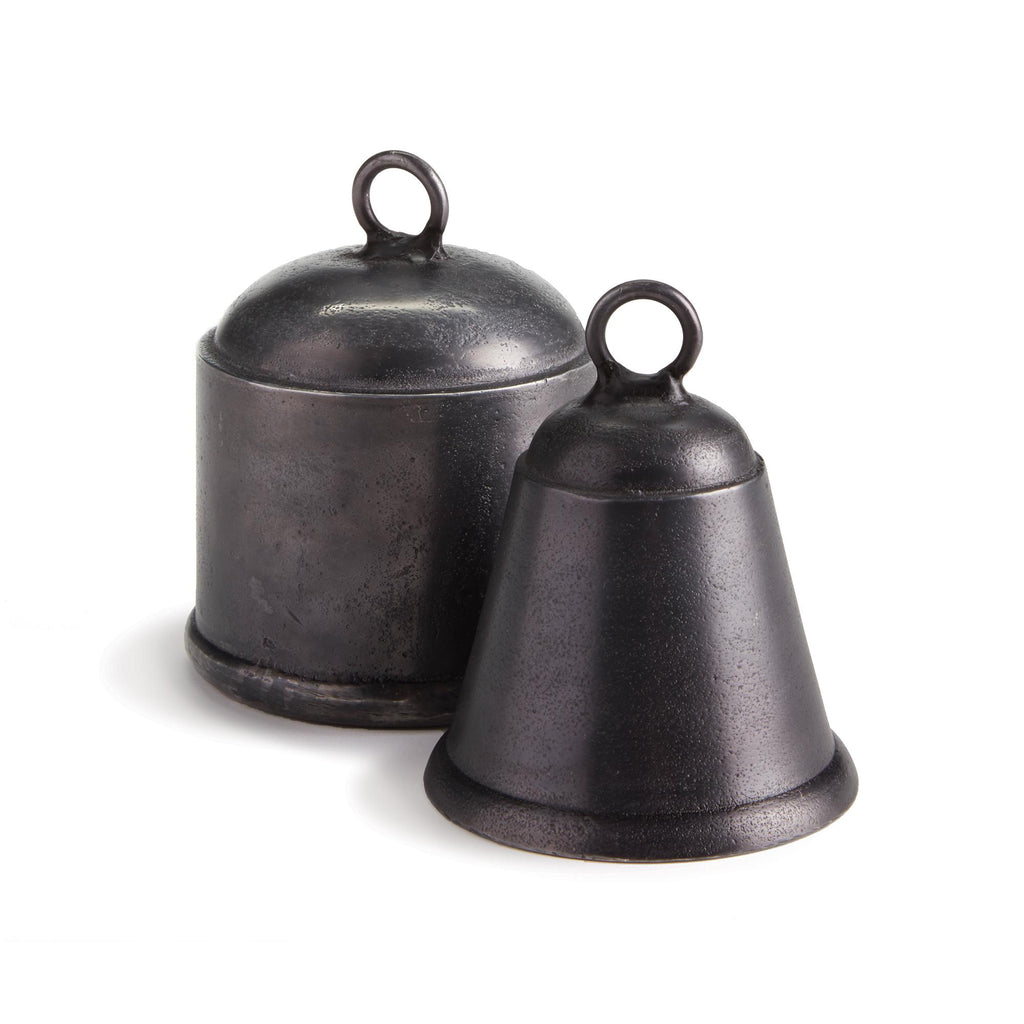 Napa Antique Pewter La Taverna Bells, Set Of 2