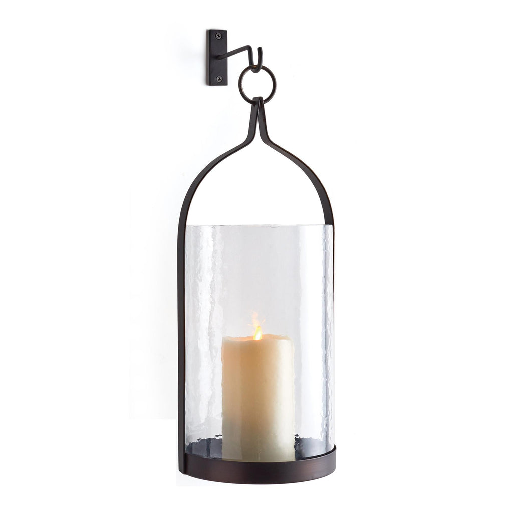 Napa Black/Bronze Steeple Lantern 18"