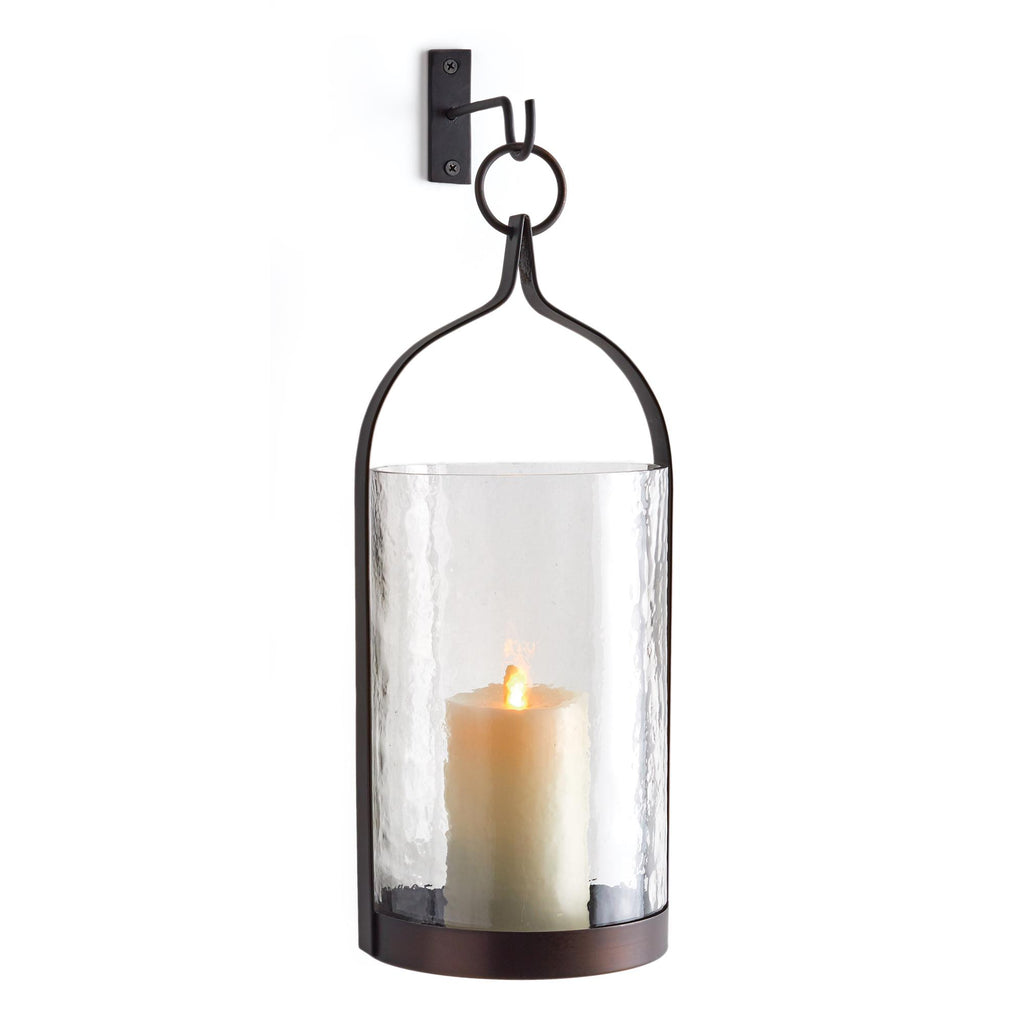 Napa Black/Bronze Steeple Lantern 15.25"