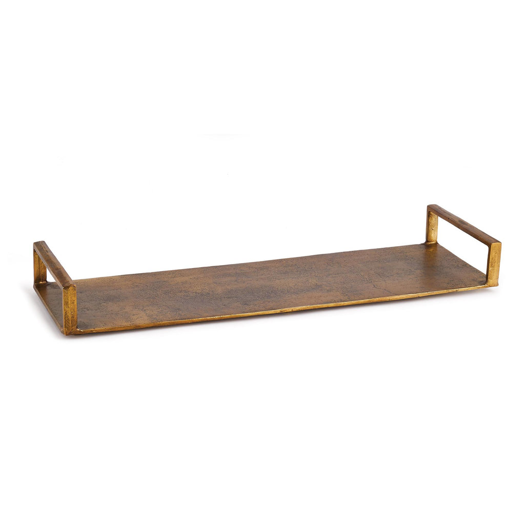 Napa Antique Brass Cabot Rectangular Tray