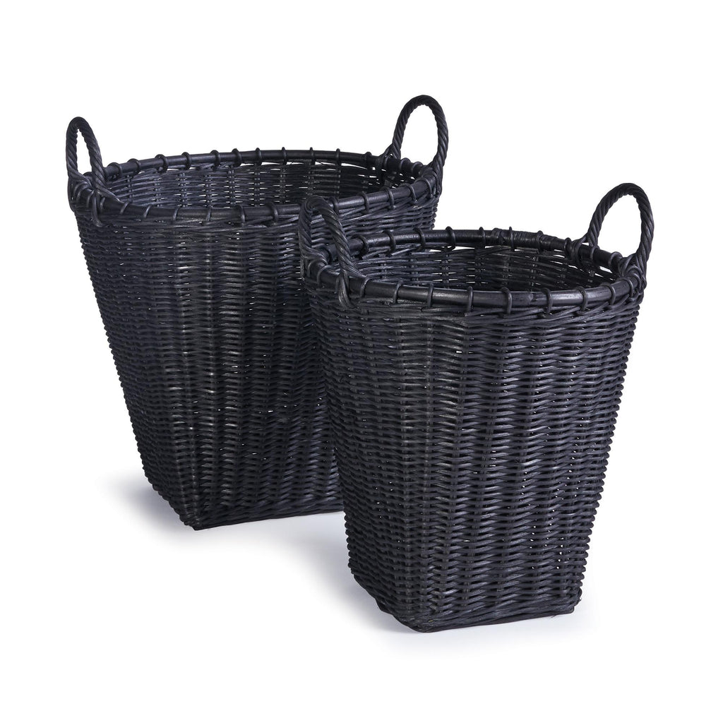 Napa Black Alvero Baskets, Set Of 2