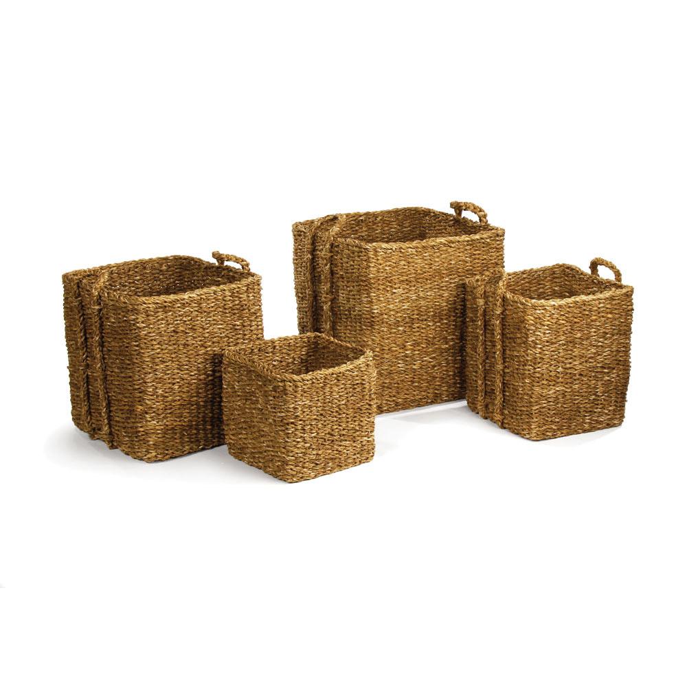 Napa Natural Seagrass Apple Baskets