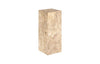 Phillips Collection Teak Slice Pedestal Square Bleached  Md Accent