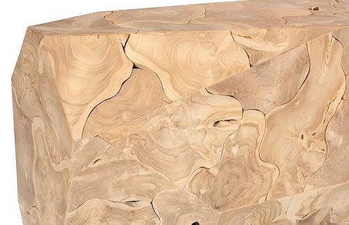 Phillips Collection Prism  Table Bleached Console