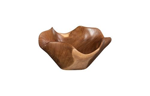 Phillips Collection Teak Wood Natural Bowl