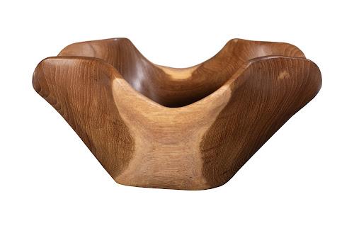 Phillips Collection Teak Wood Natural Bowl