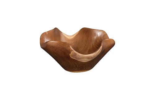 Phillips Collection Teak Wood Natural Bowl