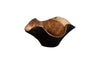 Phillips Collection Teak Wood Natural & Black Bowl