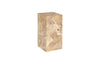 Phillips Collection Teak Slice Pedestal Square Bleached  Sm Accent