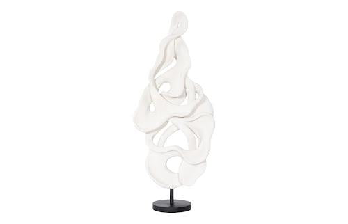 Phillips Collection Cast Dancing Sculpture Pli White Stone Accent