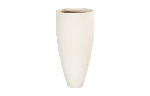 Phillips Collection Flora Grande White Stone Planter