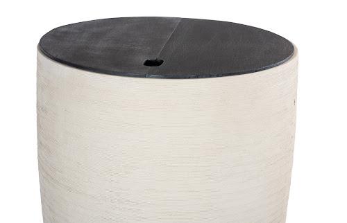 Phillips Collection Flora Grande White Stone Planter