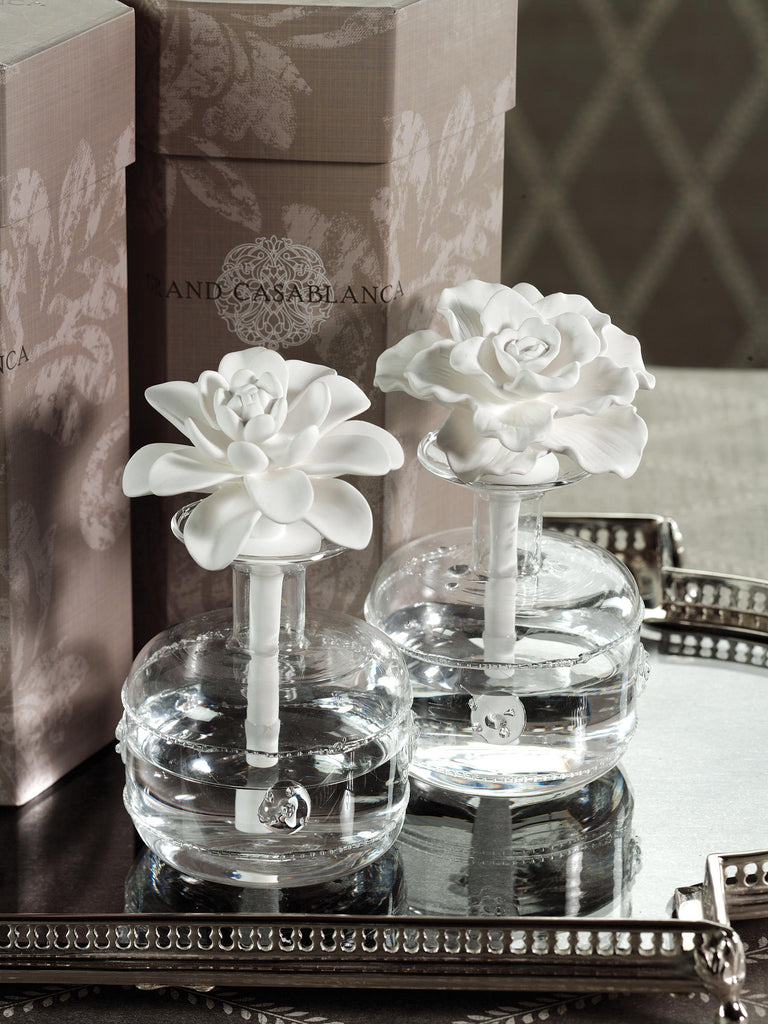 Zodax Grand Casablanca Porcelain Diffuser, Casablanca Lily