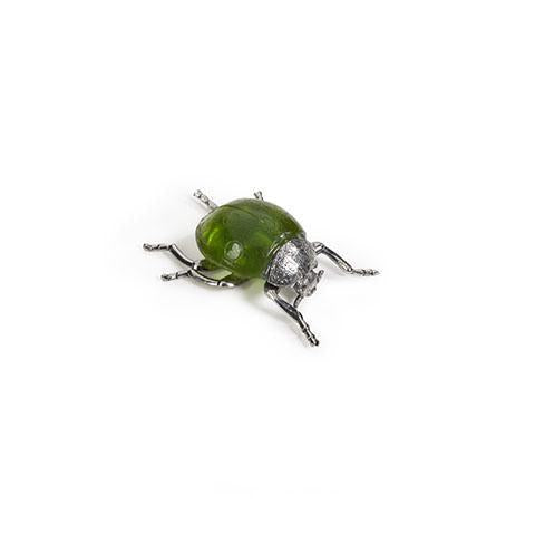 Zodax Decorative Green Ladybug Figurines, Set of 2