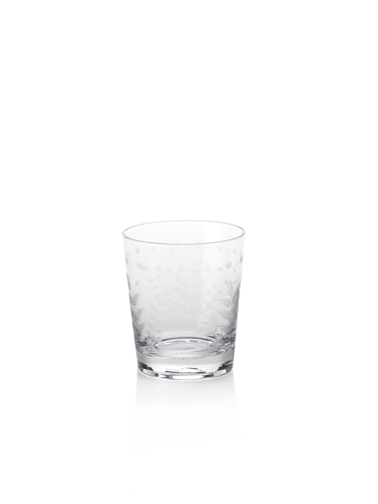 Zodax 4-Inch Tall Patia Old Fashioned Glasses, Set of 4