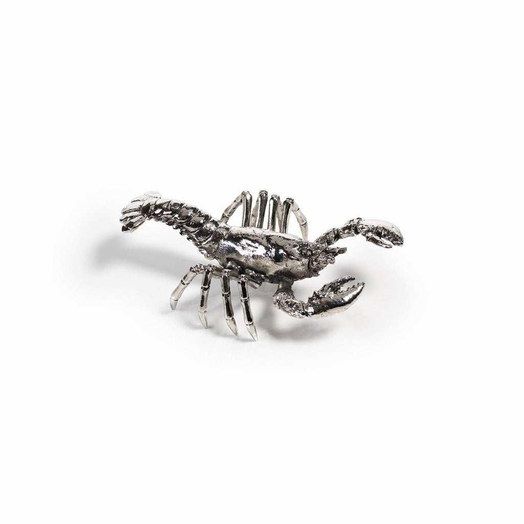 Zodax Decorative Silver Prawn Figurine