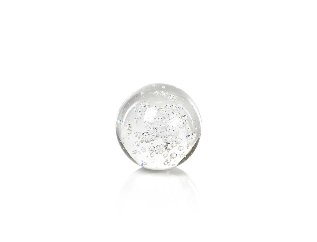 Zodax 3-Inch Crystal Fill Ball with Bubbles,  Set of 4