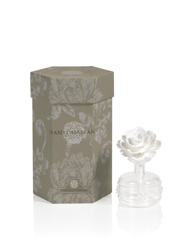 Zodax Mini Grand Casablanca Porcelain Diffuser, Versailles Tuberose