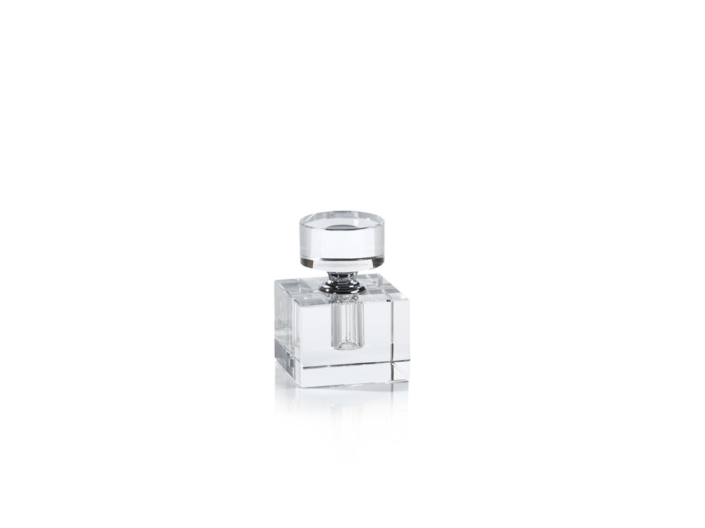 Zodax Malak Cube Glass Perfume Bottle