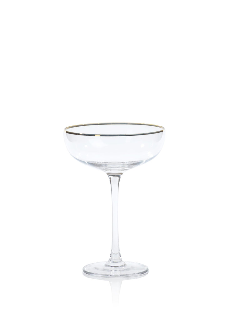 Zodax 7.25" Tall Martini Glasses, Set of 4