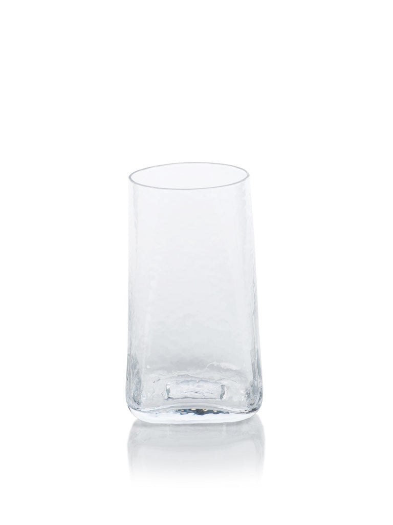 Zodax Kaberi Hammered Highball Glasses, Set of 6