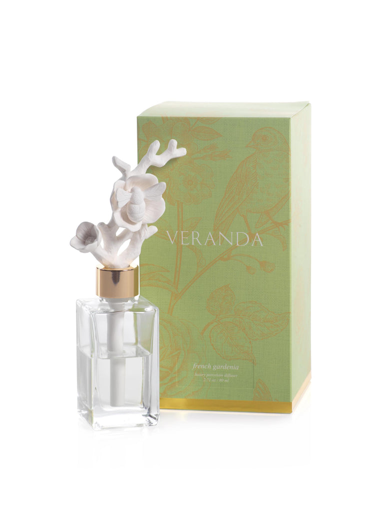 Zodax Veranda French Gardenia Porcelain Diffuser, Bee