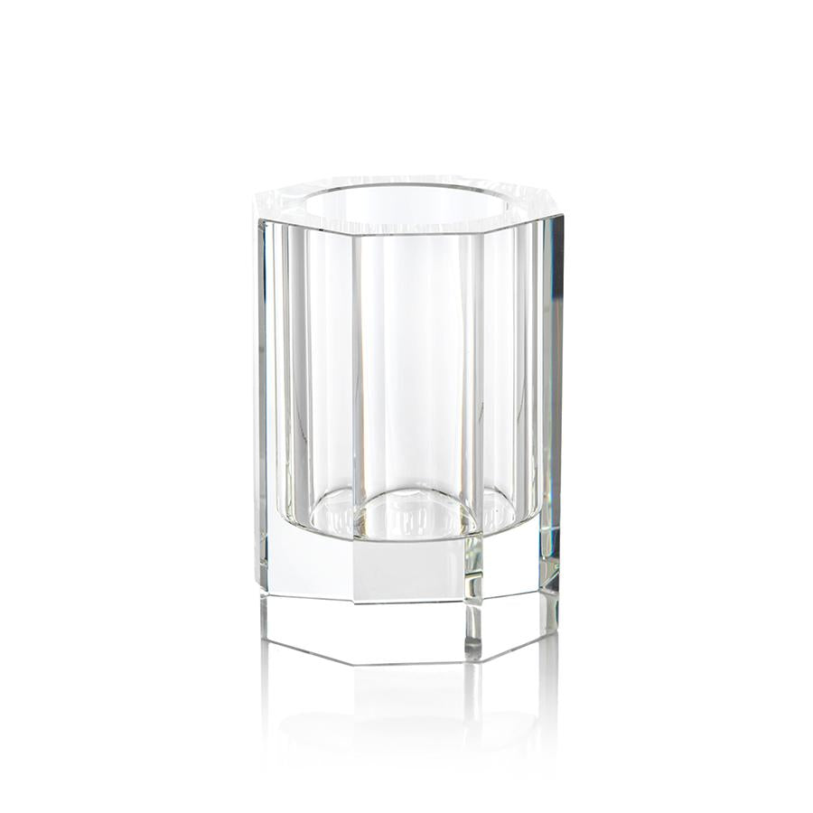 Zodax Edita Octagonal Crystal Glass Vase