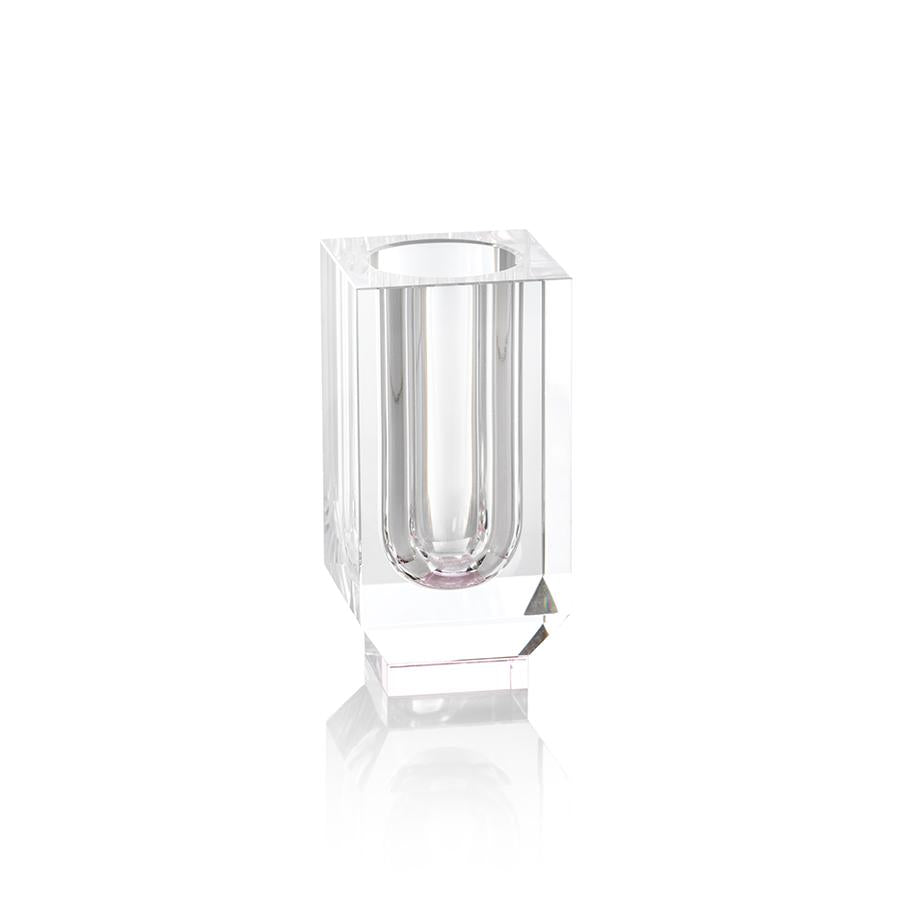 Zodax Carrissa Crystal Glass  Vase