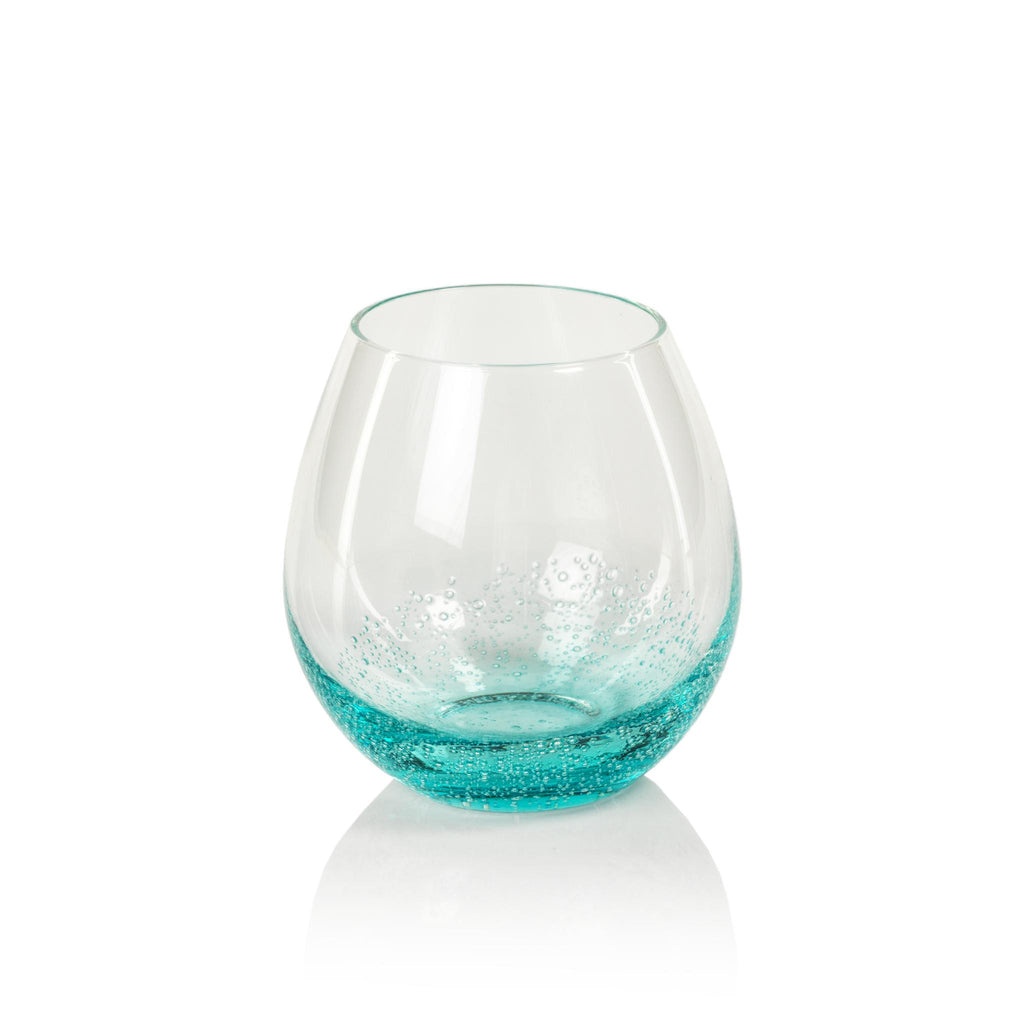 Zodax 4" x 4" Blasen 6-Piece Stemless All Purpose Glass Set