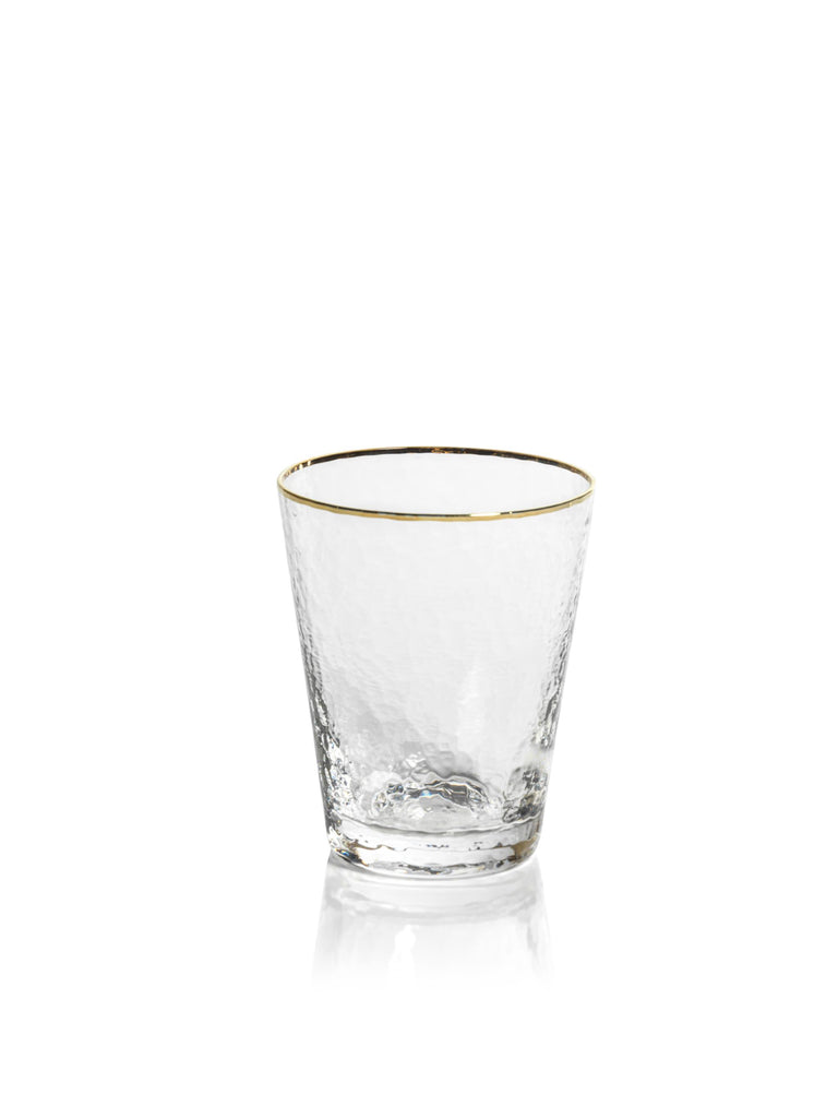 Zodax Cappelletti Tapered Double Old Fashioned Glasses, Set of 4