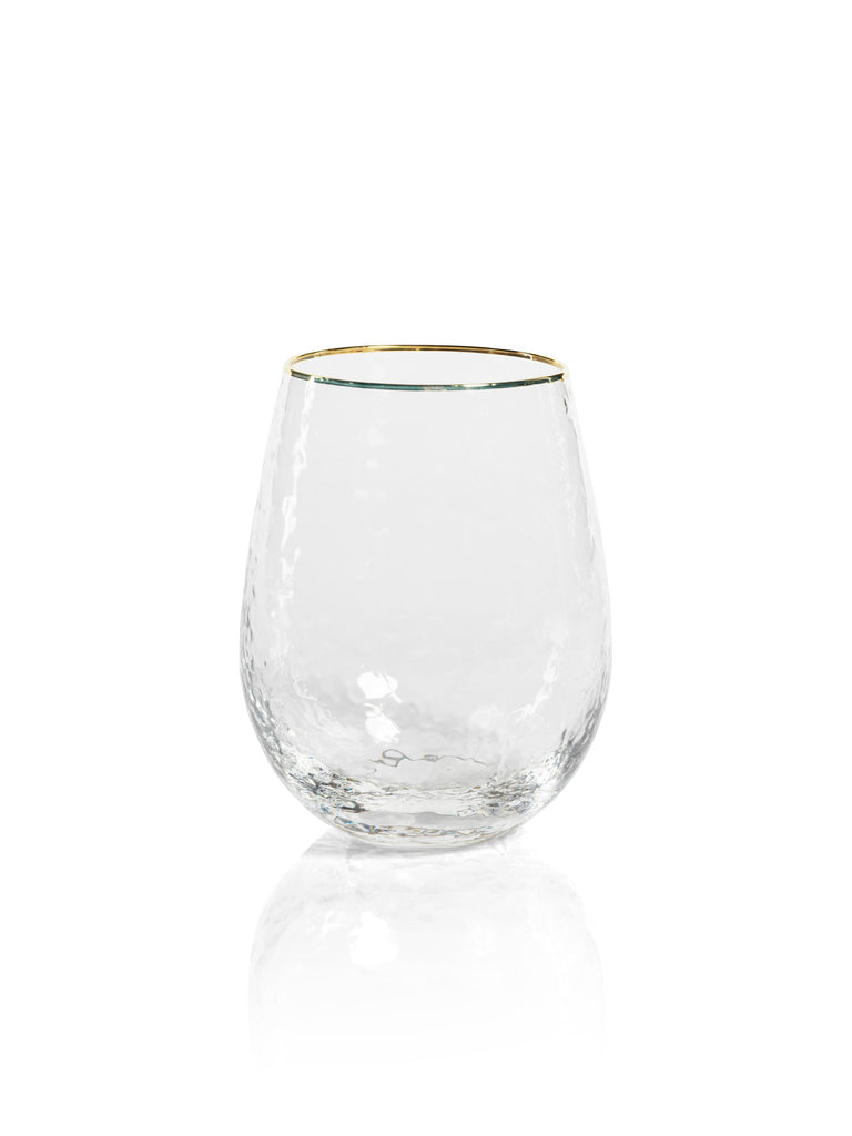 Zodax Cappelletti  Stemless All Purpose Glasses, Set of 4