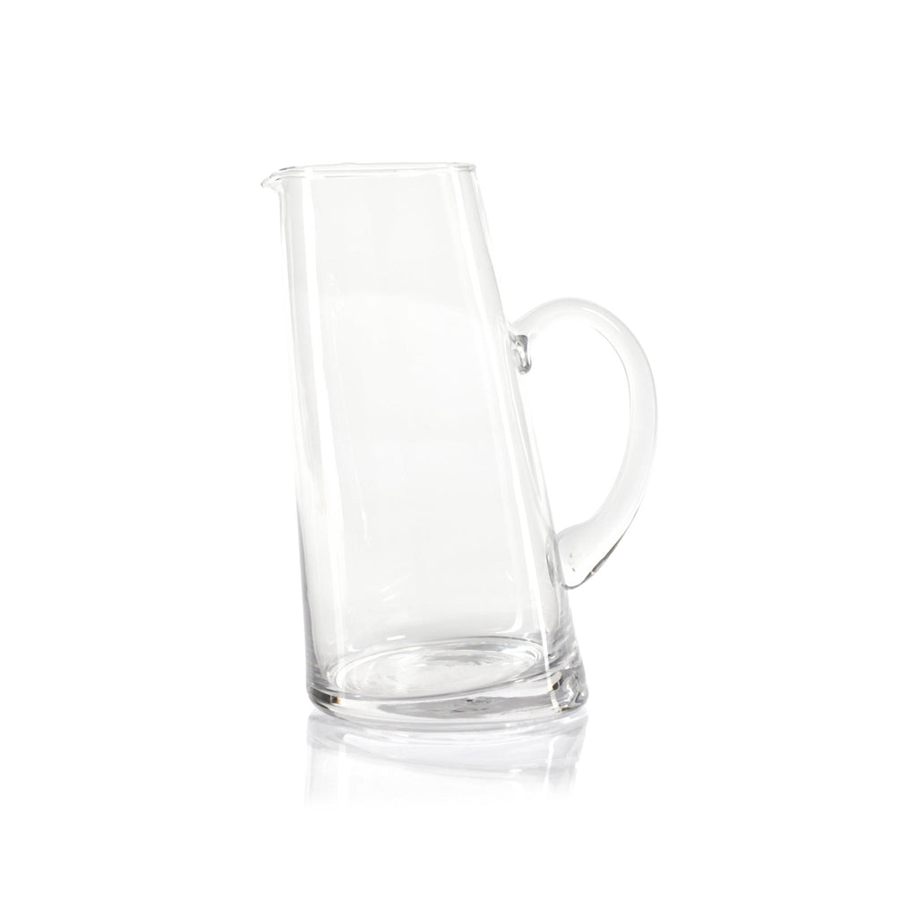 Zodax 1900 ml Shiva Leaning Glass Pitcher