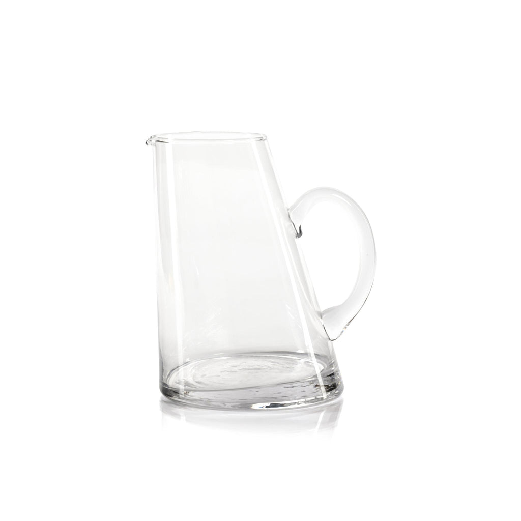 Zodax 1850 ml Shiva Leaning Glass Pitcher