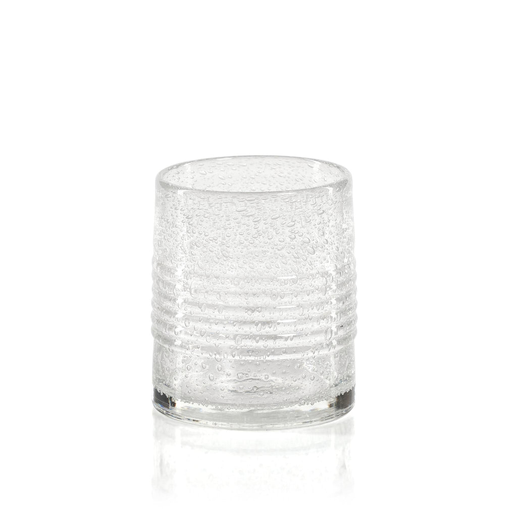 Zodax Langston Bubble Double Old Fashioned Glasses, Set of 6