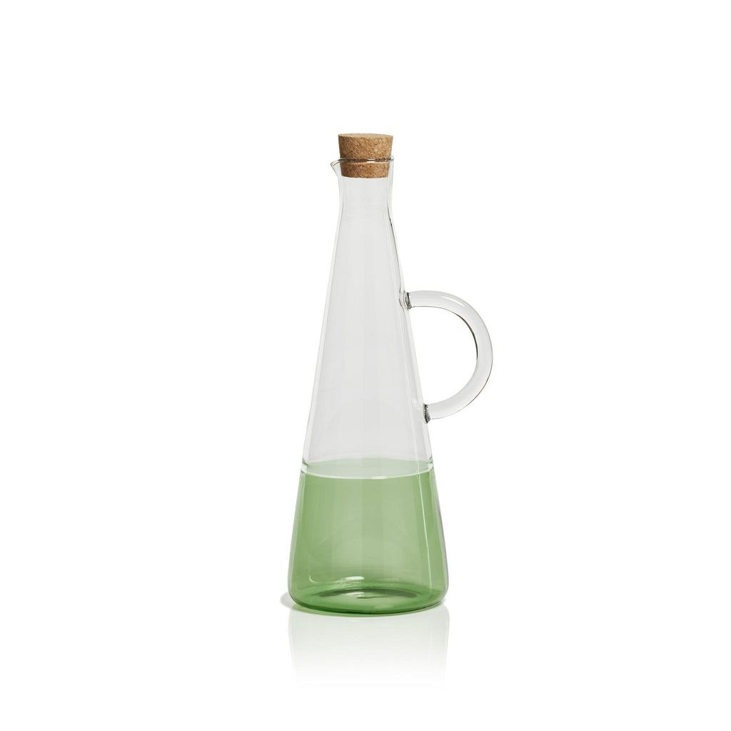 Zodax Green Celeste 8.75" Tall Oil Bottle