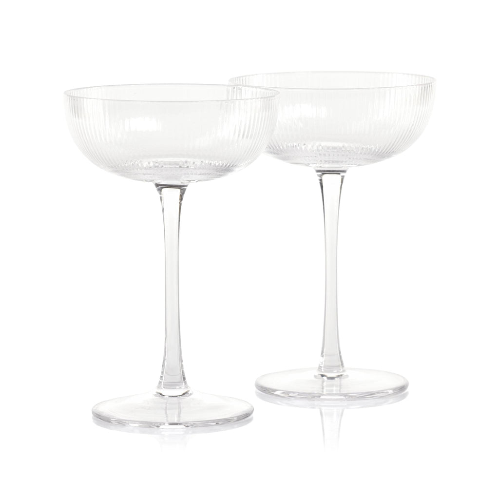 Zodax Bassel Martini Glasses, Set of 4