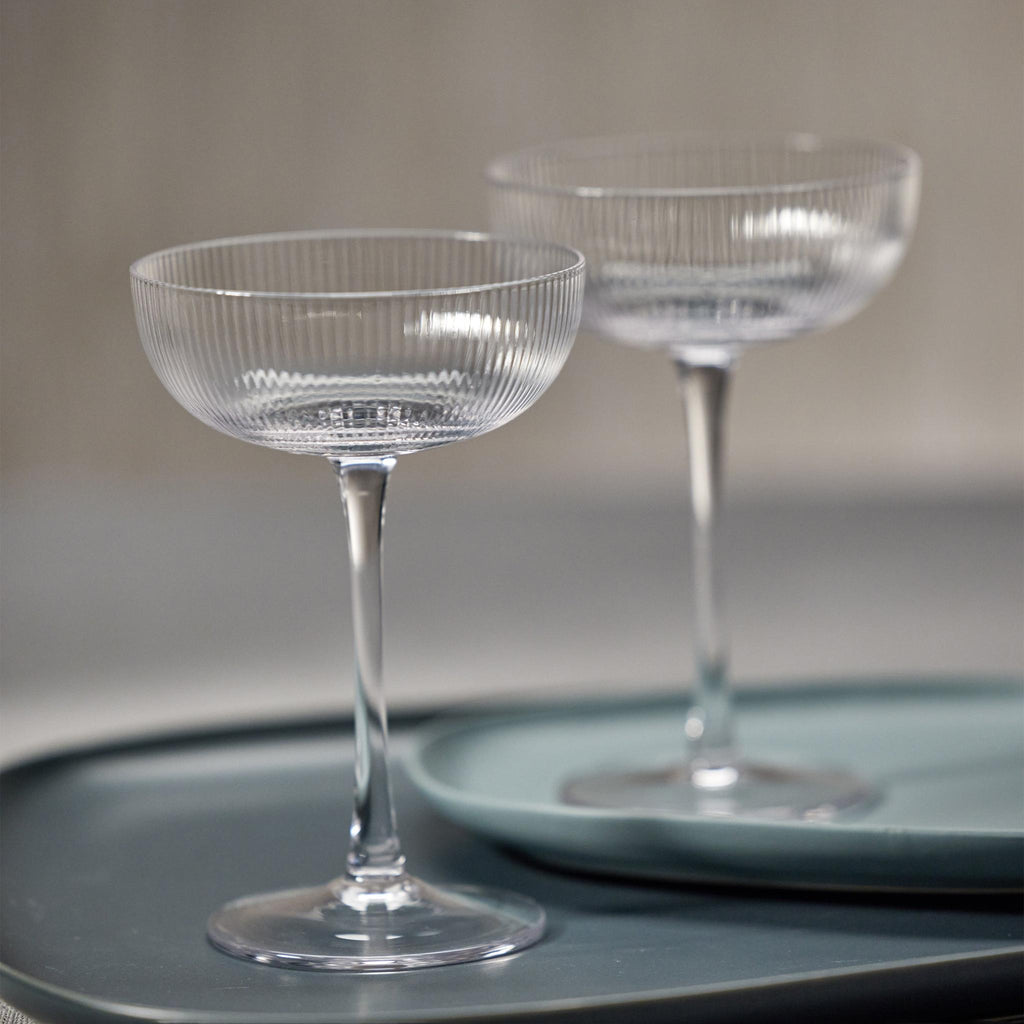 Zodax Bassel Martini Glasses, Set of 4