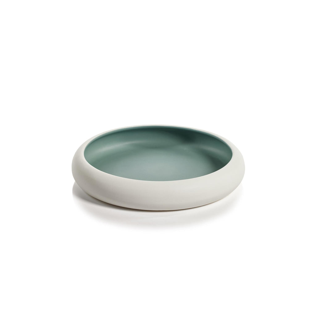 Zodax 10.75" Arlo Matte Aqua Serving Platter