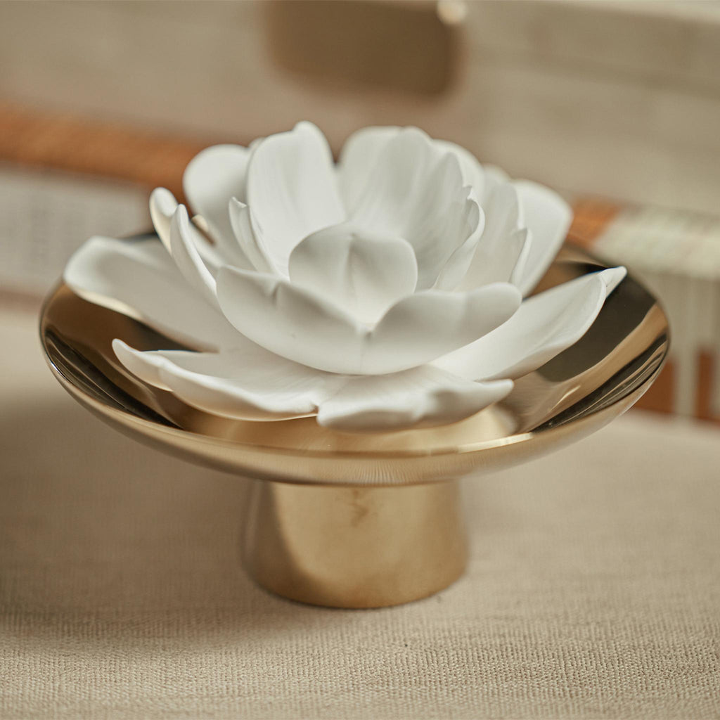 Zodax Love Porcelain Diffuser, Moroccan Peony