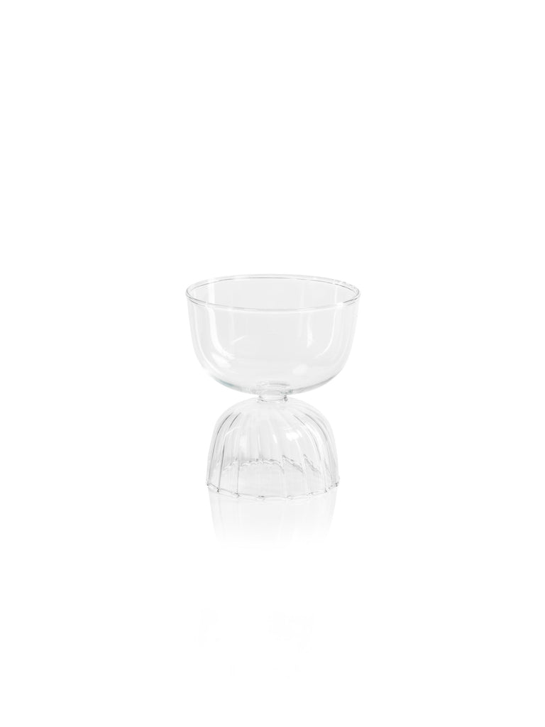 Zodax Leighton Glass Compote Bowls, Set of 4