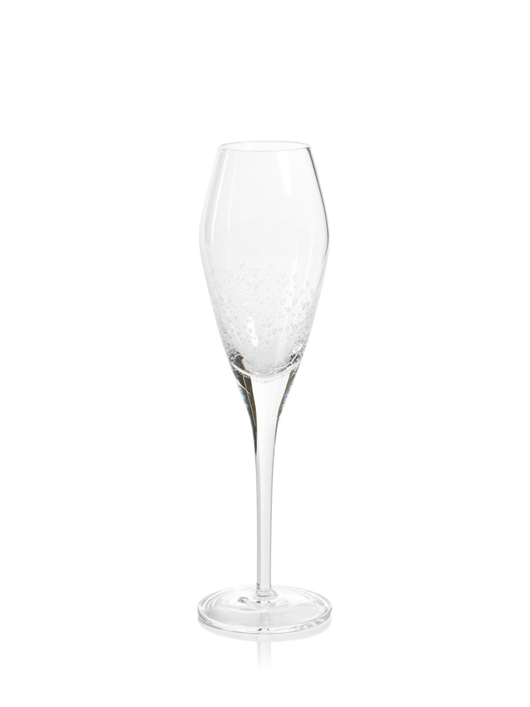 Zodax Chartrons Bubble Champagne Flutes, Set of 4