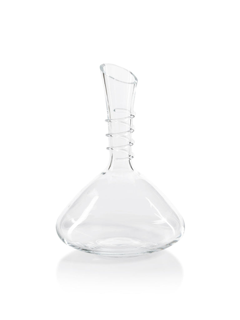 Zodax Bacalan Hand Made Glass Wine Decanter