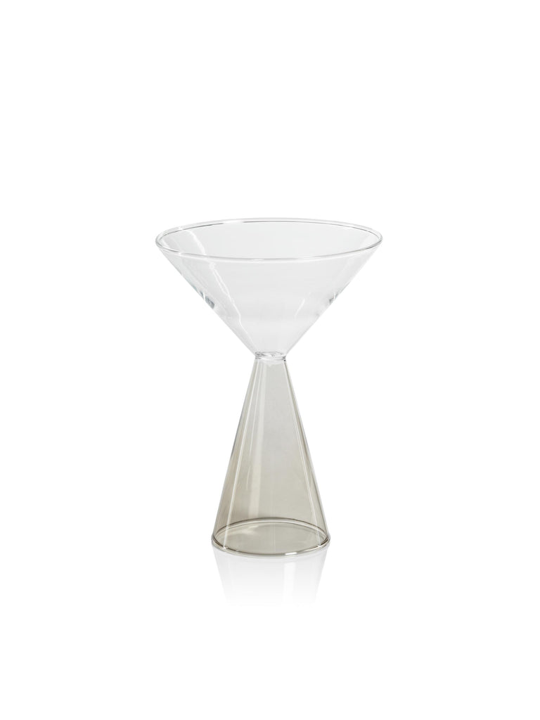 Zodax Smoke Viterbo Martini Glasses, Set of 4