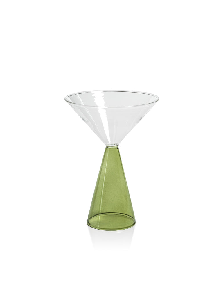 Zodax Green Viterbo Martini Glasses, Set of 4