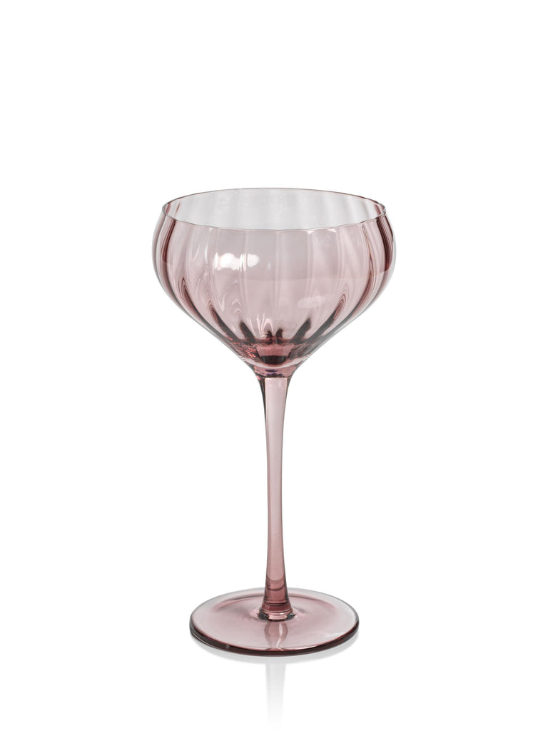 Zodax Wine Malden Optic Cocktail Glasses, Set of 4