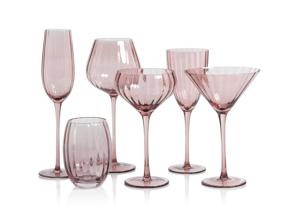 Zodax Wine Malden Optic Cocktail Glasses, Set of 4