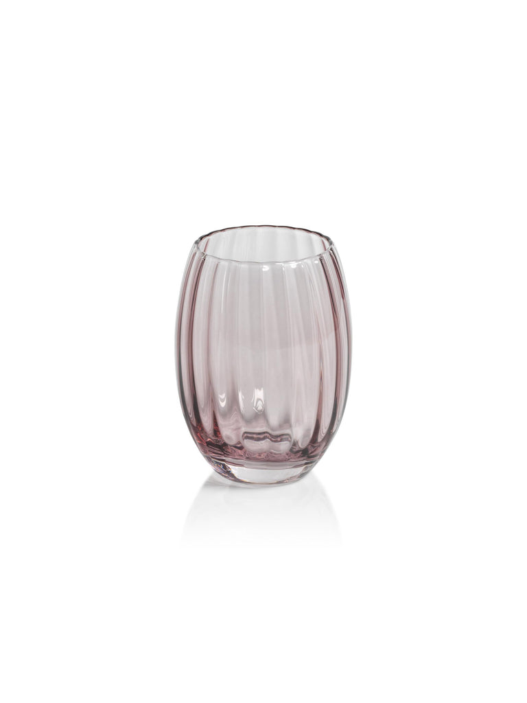 Zodax Wine Malden Optic Stemless All-Purpose Glasses, Set of 4