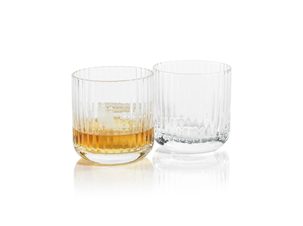 Zodax Santana Double Old-Fashioned Glasses, Set of 4